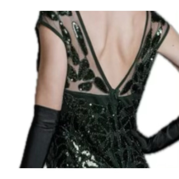 1920's flapper style long gown - Picture 5 of 5